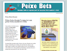 Tablet Screenshot of peixebetadoente.com